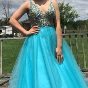 Blush Prom Ocean Blue Prom / Formal Dress